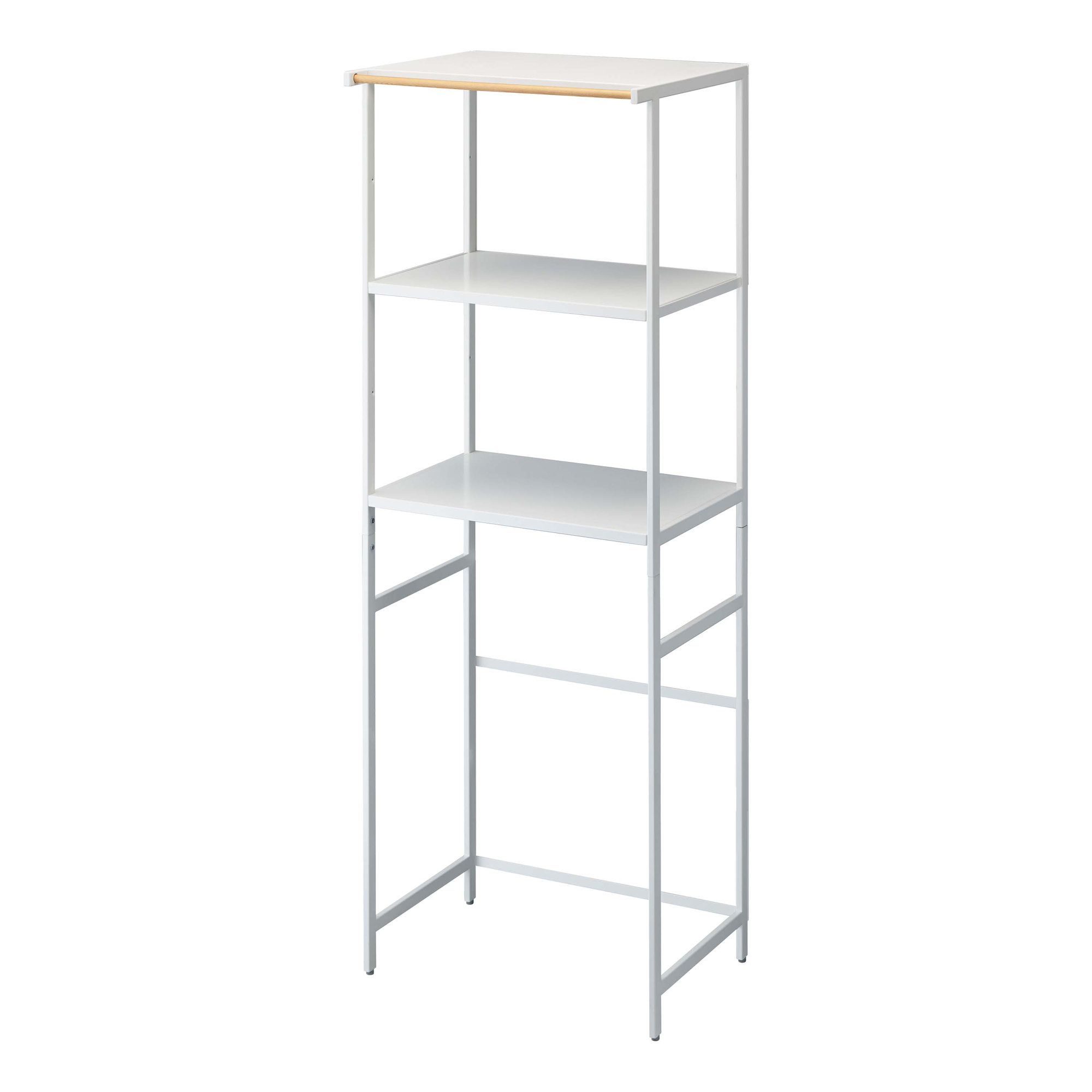 Tower Yamazaki Home Kitchen Appliance Storage Rack, Standing Organizer Shelves, Tall, Steel, Tall, White