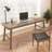 Light walnut Rectangular Solid Wood desk-109561852