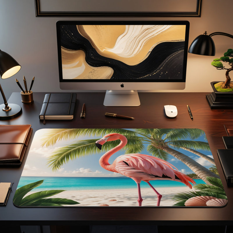Polyester Desk Pad, 14.4x12.1
