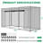Crop Cage for Garden Plant, Raised Garden Bed Cover with Frame and Zippered Door for Outdoor Plants-124550187-115950659