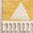 Markos Triangles Modern Kids Geometric Yellow Area Rug-64360065