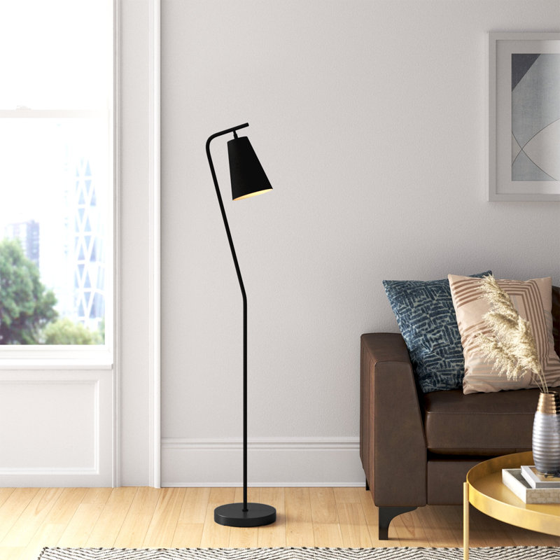 Anadarko 59'' Black Task Floor Lamp