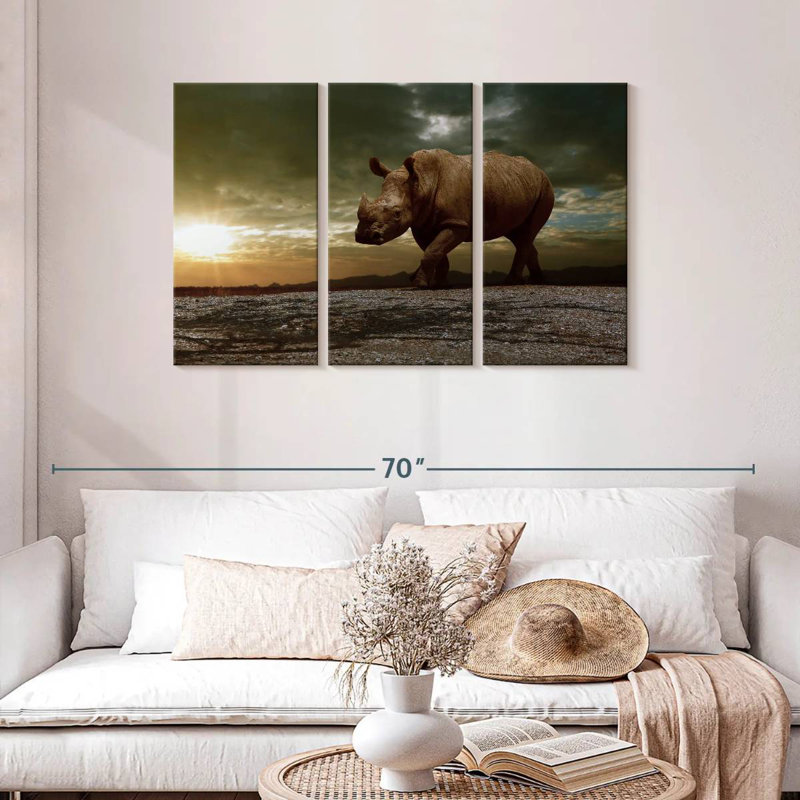 Brampt African Safari Brampt, 28" H x 45" W