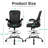 Nuria Mesh Drafting Chair with Adjustable Footrest - Ergonomic Swivel Rolling Office Chair for Desk Work-2078361763-2073440040