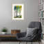 «Watercolor Trees 1» par Sally Ann Moss, impression sur bois encadrée-1448893200
