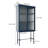 59.3 " W Steel China Cabinet-1353971945