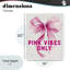 Girly Pink Vibes Only, conception de lettres et de lignes-1879038297
