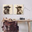 «Trendy Cowgirl Beauties», ensemble de 2 toiles murales par RB-726151476