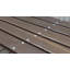 Beather Rectangular Solid Wood Metal Outdoor Dining Table 444.5 cm D-1890008091