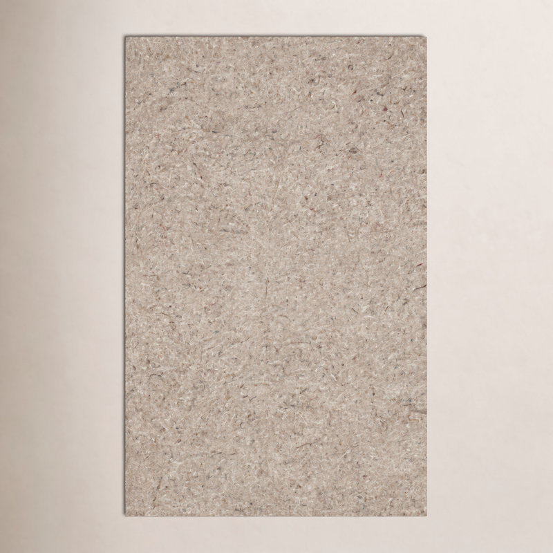 Sous-tapis en polyester 1/2 po, gris, Rectangle 6 pi x 9 pi