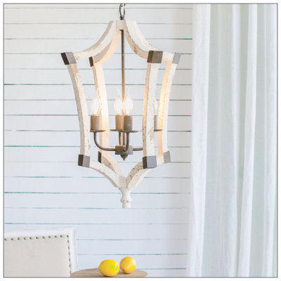 Gardin 4 - Light Iron Dimmable Geometric Chandelier