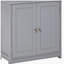 Armoire de rangement pour lavabo de base, armoire de salle de bain avec lavabo encastré en U et tablette réglable