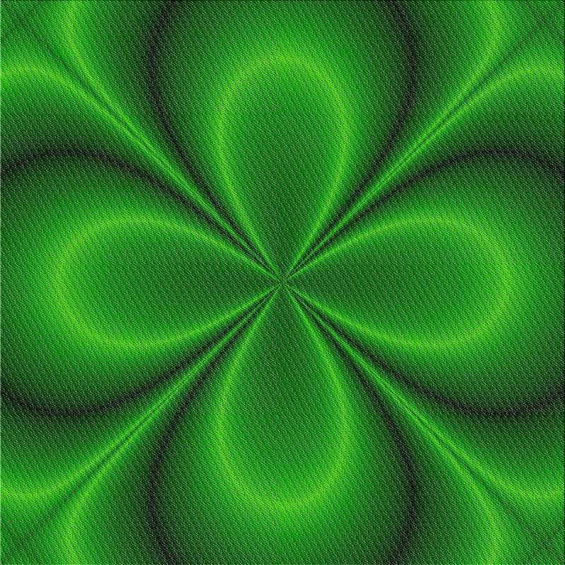 Tapis de zone verte à motif, Carré 5 pi