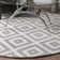 Kellee Hand Tufted Geometric Wool Gray Area Rug