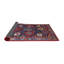 Tapis oriental rouge / bleu foncé Richy-1060483021