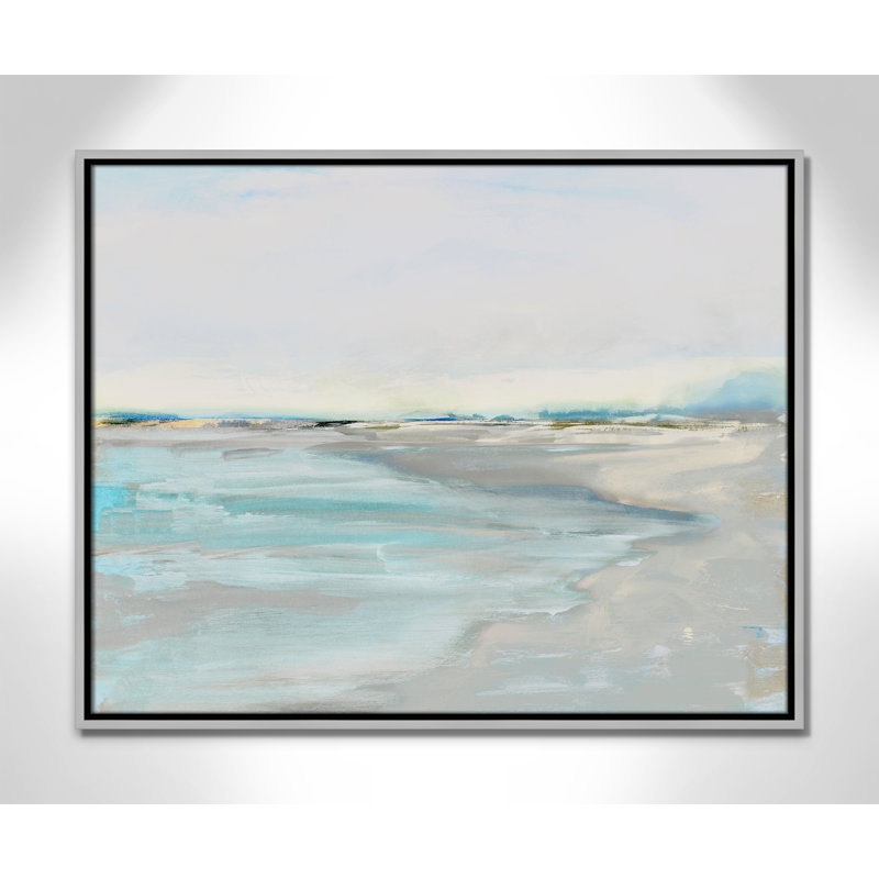 «Inlet at Dusk Print» par Val Rhodes, Argent argent, H 23,5 po x l 29,5 po