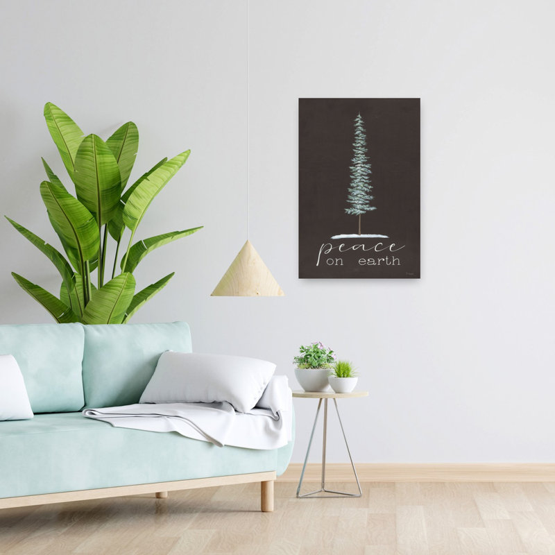 Peace on Earth 1 Piece Wrapped Canvas Wall Art, 60.96cm H x 40.64cm W