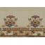 Floral Hand-Knotted Rectangle 8'1" x 10' Cotton/Wool Area Rug in Beige/Brown