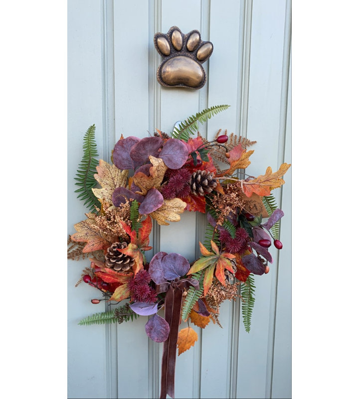 Nickel Paw Door Knocker, Bronze