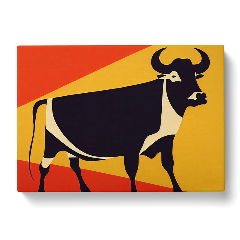 Cow Abstract Vol.3 - Wrapped Canvas, 35cm H x 50cm W x 3cm D