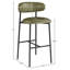 Tabouret de bar rembourré en cuir Lupita-840074841-840074840
