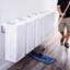 Poubelles murales et de recyclage Sturdy Essentials Rise Capacité totale de 45 gallons: recyclage mixte, matières organiques, déchets - conforme à la norme NYC - triple tri gris