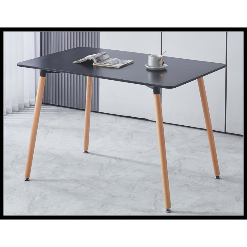 Table 115 x 75 x 75 cm, table à manger, table de bureau, table basse