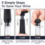 Deiss Pro Vacuum Pump Wine Saver With 3 X Wine Bottle Stopper