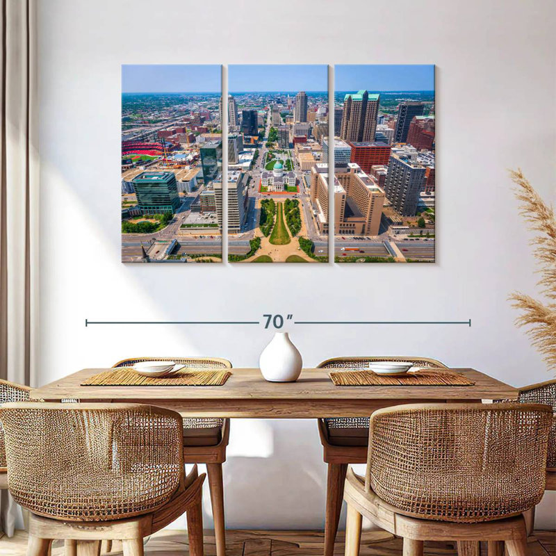 Rorry St. Louis Urban Cityscape, 36" H x 57" W