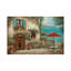 Ombrello Rosso by Ruane Manning - Wrapped Canvas Painting-2054769992