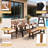 8-Person Outdoor Patio Dining Set, Waterproof Outdoor Furniture Set for Garden, Backyard & Poolside