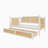 Upholstered Smart LED Bed Frame With Adjustable Height Headboard,No Box Spring Needed,Easy Assembly