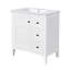 Meuble-lavabo simple 30 po avec comptoir en céramique-567460810