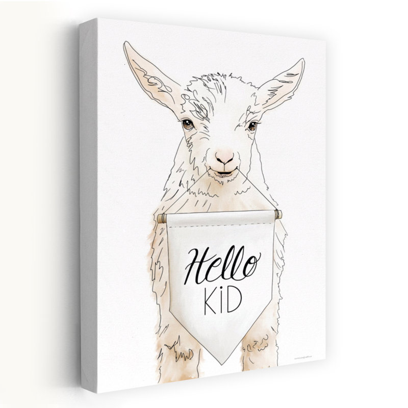 Hello Kids, art contemporain, H 60 po x l 40 po