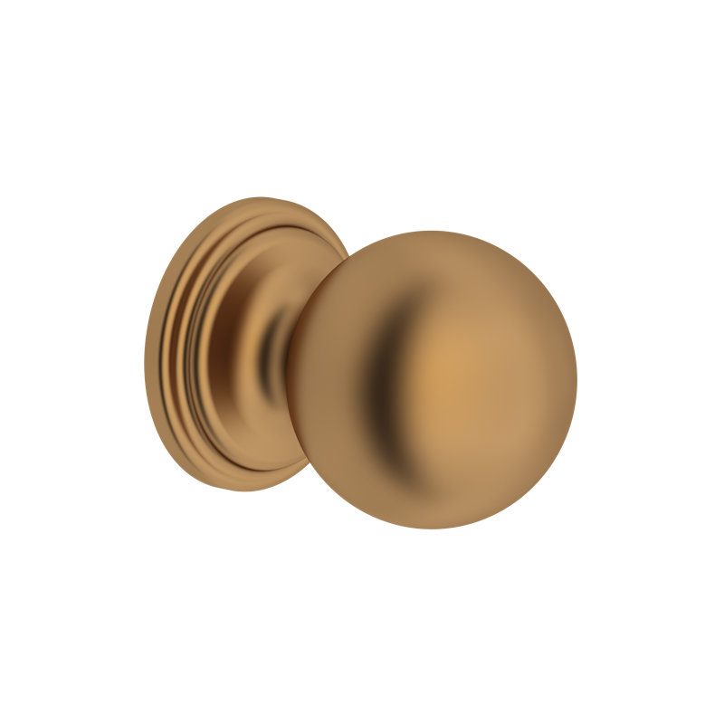 Large Rounded Drawer Pull Knobs, English Bronze, 1