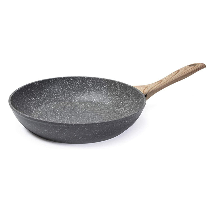 Poêle à frire antiadhésive en aluminium SEEKAVAN, l 10 po