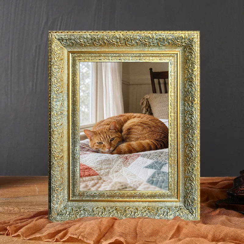 Black Picture Frame - Set of 3, Or antique, 1, 11 po x 14 po