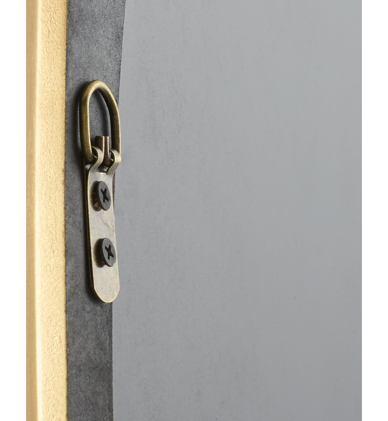 Ancram Antique Brass Accent Mirror, 39" x 26.5"