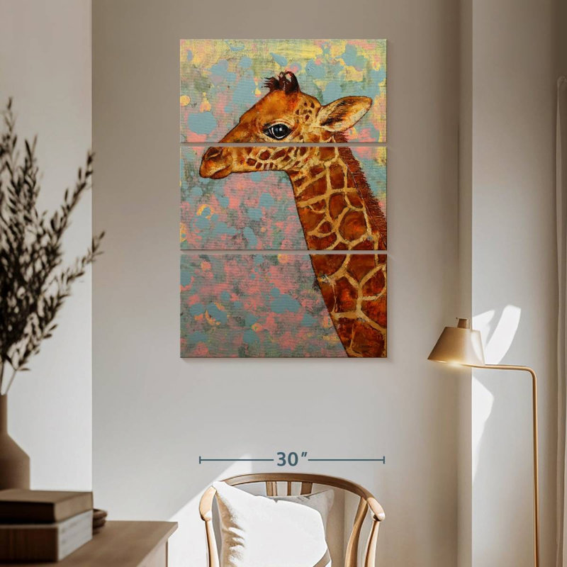 Brampt Baby Giraffe, 65" H x 42" W