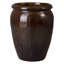 Pot de fleurs rond en céramique avec trou de drainage-106669753-106669750