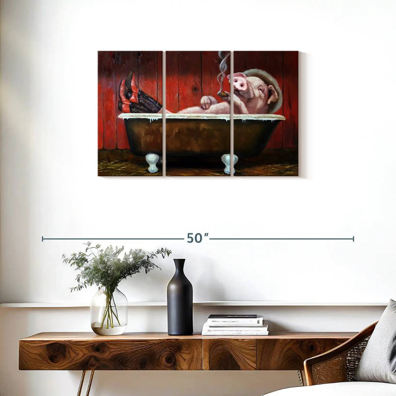 Brampt Hog Heaven, 20" H x 33" W