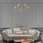 Seiling 5 - Light Steel Dimmable Chandelier-835073896