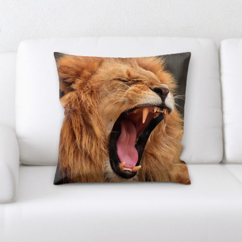 Coussin lion