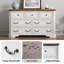 Commode double en bois 7 tiroirs Coghiel-105513581