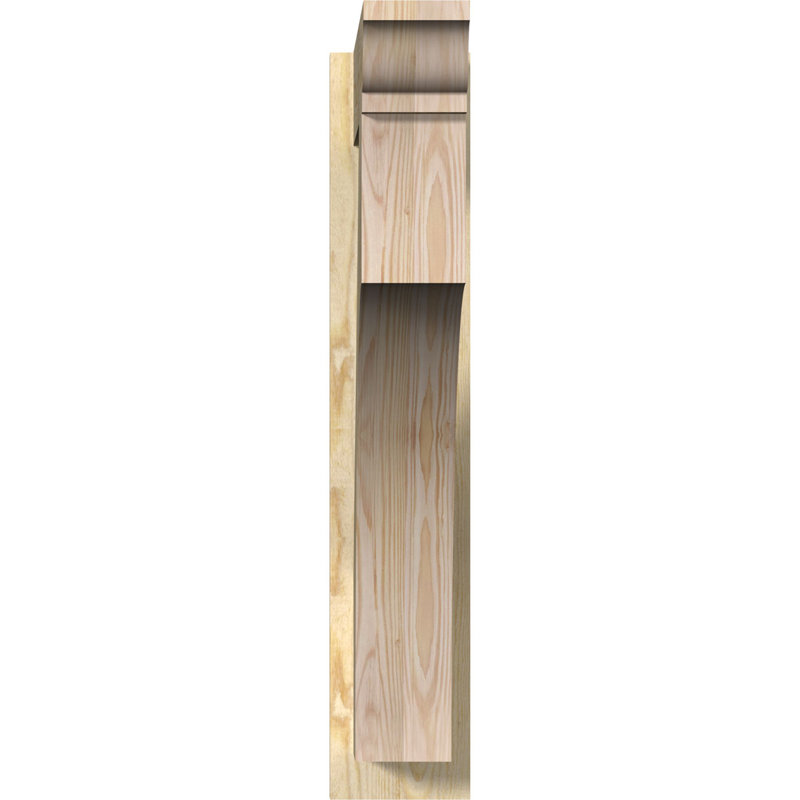 Persienne en bois Westlake, Sapin Douglas de 8 po (sciage brut), P 26 po x H 32 po