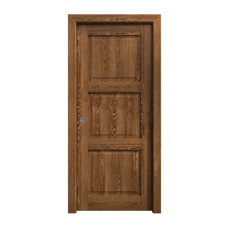 Porte coulissante à poche | Ego 5010 | Ensemble de quincaillerie de rail | Portes intérieures modernes en bois massif pour chambre à coucher