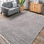 Tapis ivoire à poil long pour le salon, la chambre à coucher, la salle à manger, la chambre de bébé Shields, gris / ivoire-1426692033