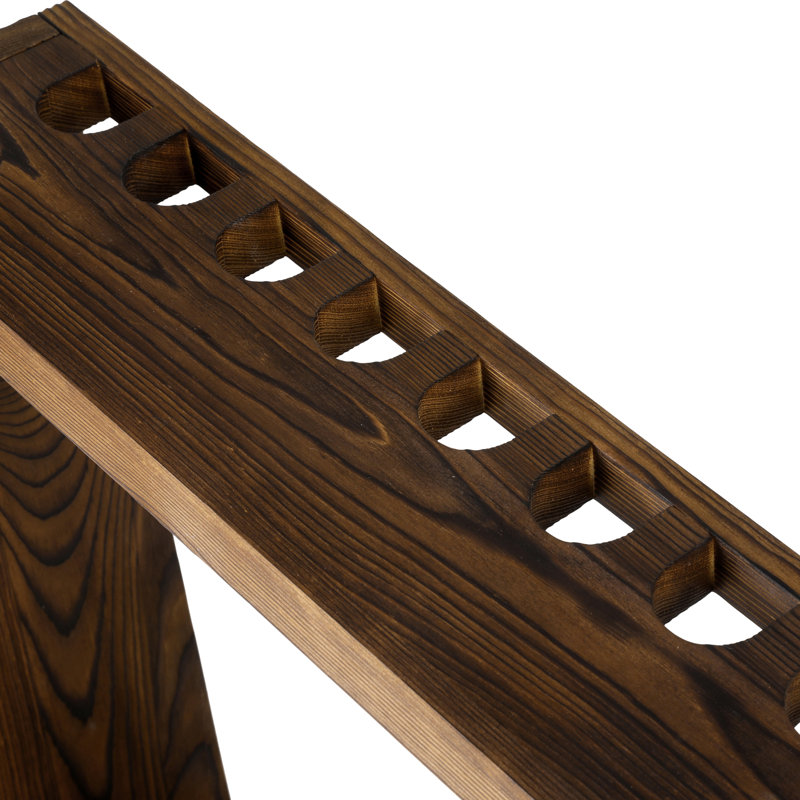 Wood Pool Cue Rack