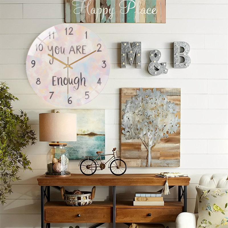 Horloge murale Motivational