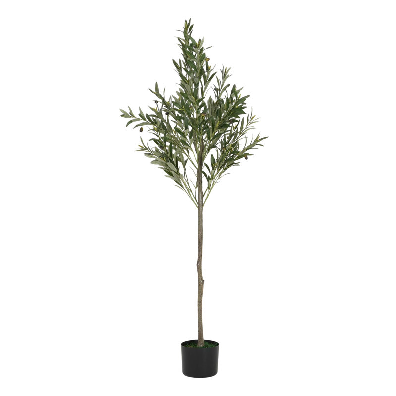 Artificial Olive Tree with Pre - potted Design, Ideal for Bringing Tropical Vibe and Easy Decor to Your Home Interior